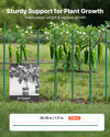 46.06 in x 0.43 in Durable Plant Stakes for Climbing Plants and Garden Support