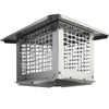 304 Stainless Steel Wind-Resistant Chimney Cap with Installation Accessories